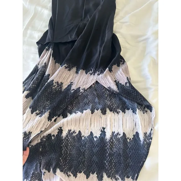 NWT AllSaints Womens Grey Leto Serpine Dress Size 00 - Image 6
