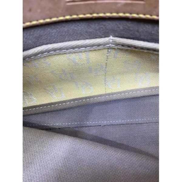 dooney and bourke fabric medium size yellow tan fa - Image 9