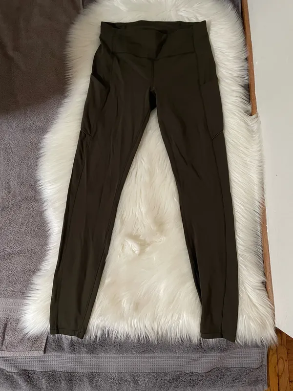 Lululemon Speed Up Tight (Luxtreme, 28" Inseam), Dark Olive great condition - Image 9
