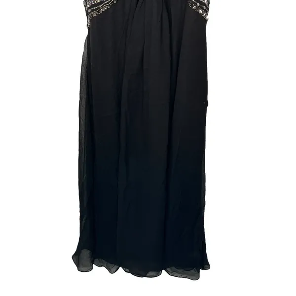 Adrianna Papell Black‎ Silk Dress - Image 3