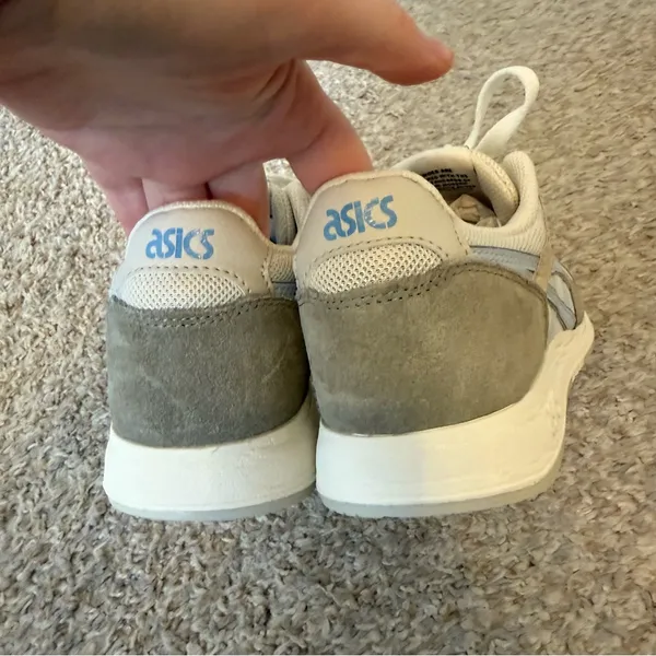 ASICS Lyte Classic Women’s Sneakers in Cream/Soft Sky Blue Color Size 6 - Image 5