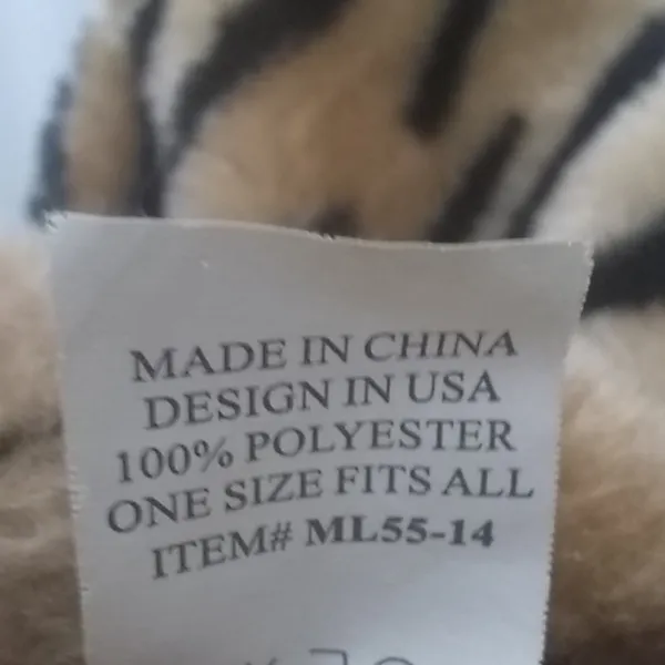 FINAL MARKDOWN Fun and funky tiger hat - Image 9