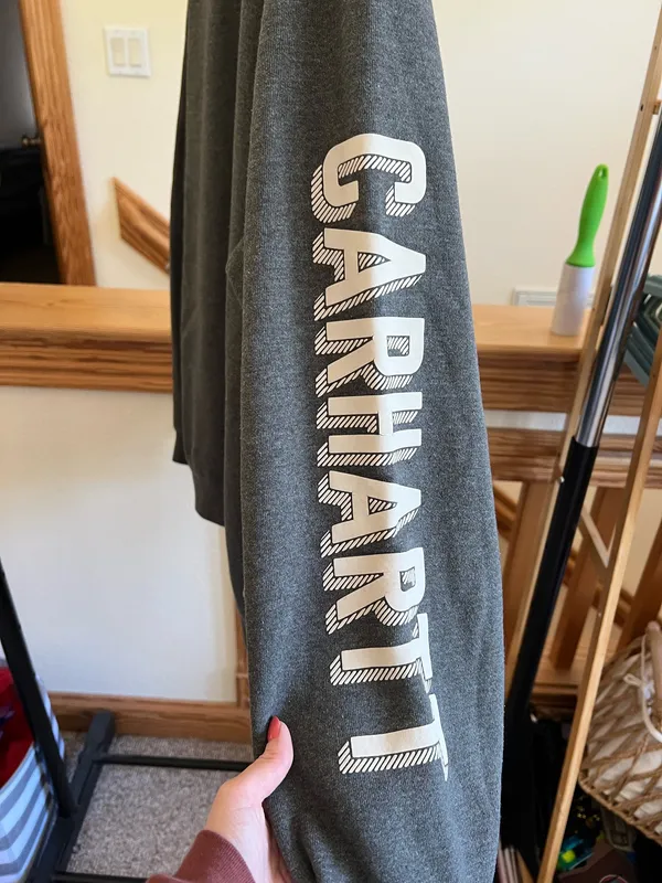 Grey Carhartt Loose Fit Sweatshirt - Image 2