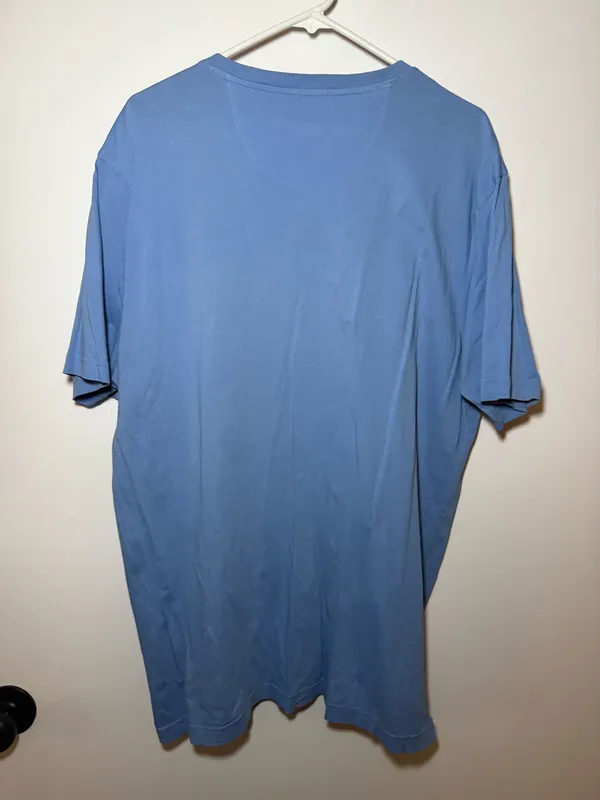 Greg Norman Men's Soft Cotton Shark T-Shirt Light Blue Size XL (Best - Image 2