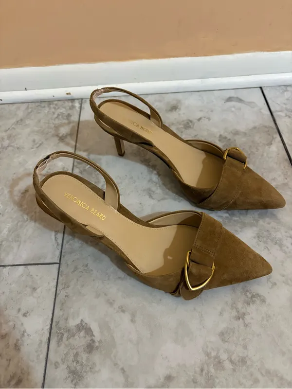 Veronica Beard Loralyn Pumps in Chestnut - Image 3