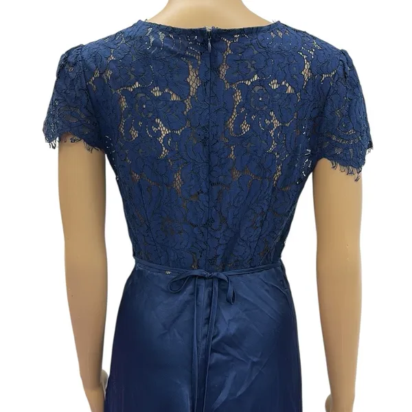 Showpo Kiss Of True Love Blue Lace Bodice Wrap Skirting Maxi Dress Womens 6 - Image 11