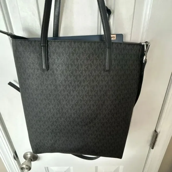 Michael Kors HAYLEY Tote Handbag NS convertible Large 13x13x5 - Image 9