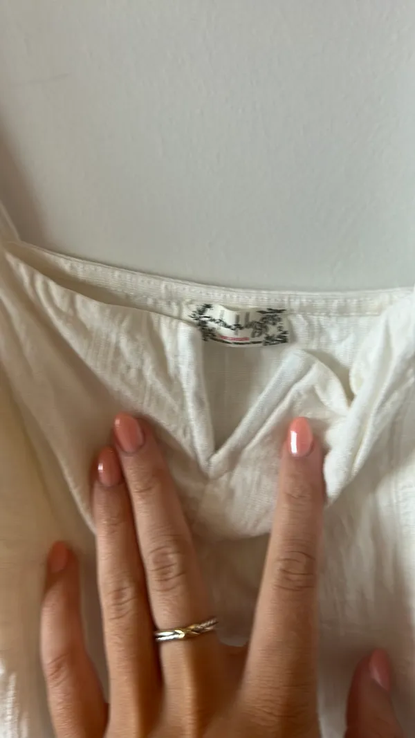 Free People Intimately White Bow Bodysuit - Image 3
