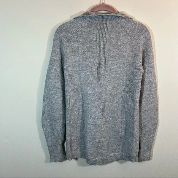 Lululemon Summit Stride Sweater Heathered Core Ultra‎ Light Grey Women’s Medium - Image 11