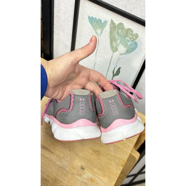 Under Armour Assert IV Women's Running Shoes Gray Pink Mesh Low Top sz 10 - Image 7