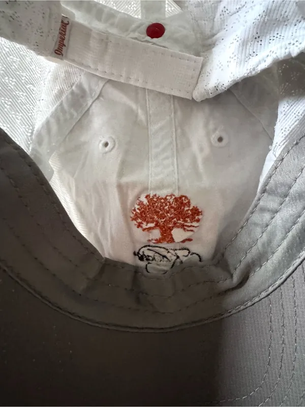 Kiawah Island White Mesh Golf Hat - Image 12