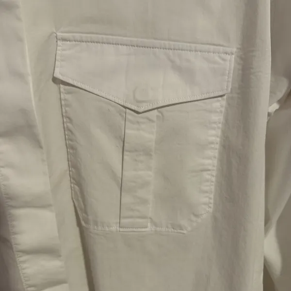 Good American *The Good Shirt* Women's 0 XS White Oxford Oversized Preppy Loose - Image 9