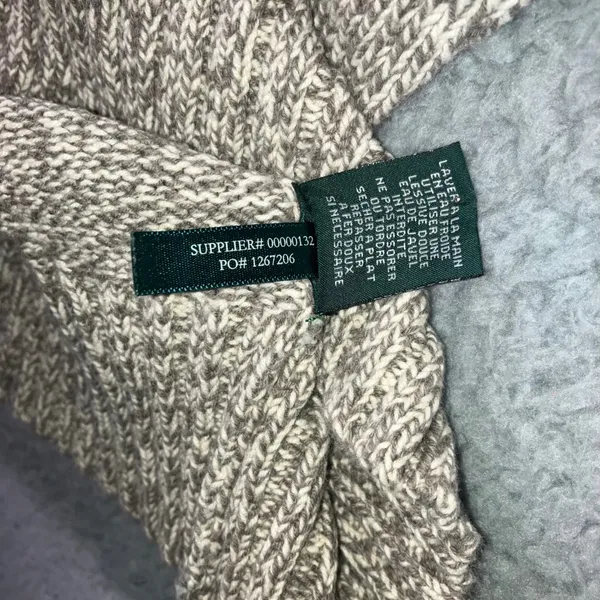 Lauren Jeans Co Ralph Lauren Cowl Neck Sweater Women Large Chunky Speckled Knit‎ - Image 11