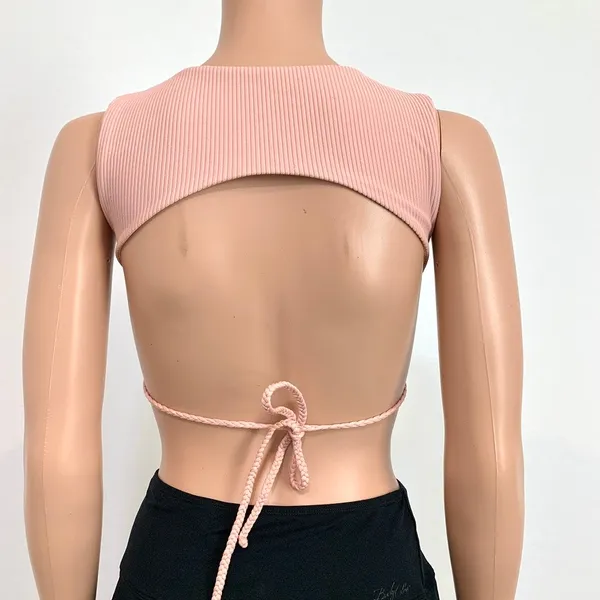 Frankies Bikinis XS Shea ribbed bikini top SW2 3423 - Image 5