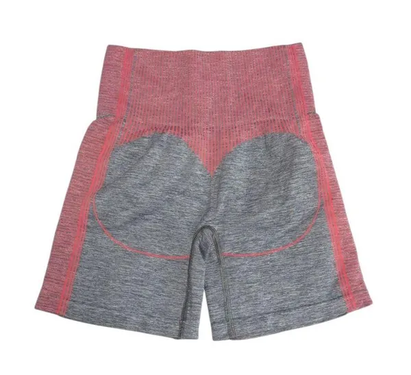 Gymshark Hyper Amplify Seamless Shorts Gray Pink Workout Womens X-Small - Image 2