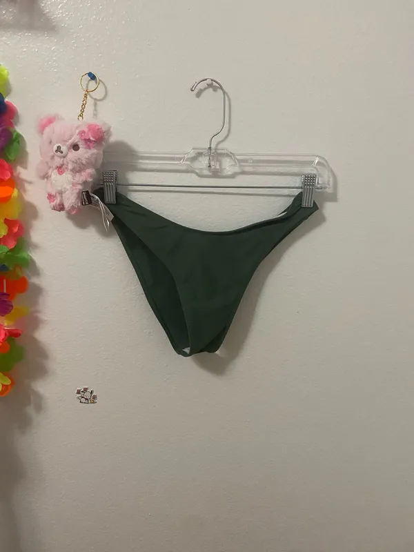 Green strapless swim suit set Size M - Image 2
