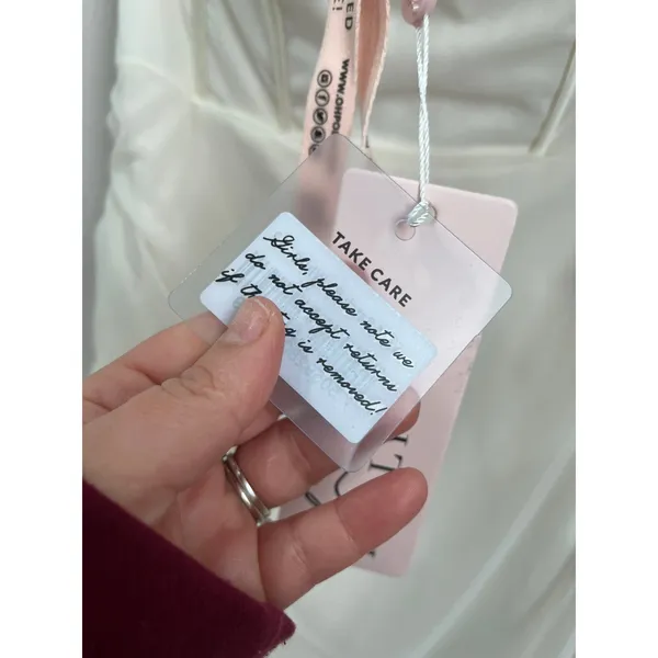Oh Polly Asymmetric Corset Midi Dress‎ White Halter Bodycon Wedding Guest 8 - Image 5