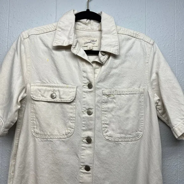 Universal Threads Mini Shirt Dress Womens XS Western Boho Country Coastal Cowgirl - Image 4