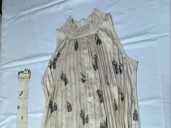 Ranna Gill for Antropologie Aria Pleated Maxi‎ Dress - Size S. - Image 12