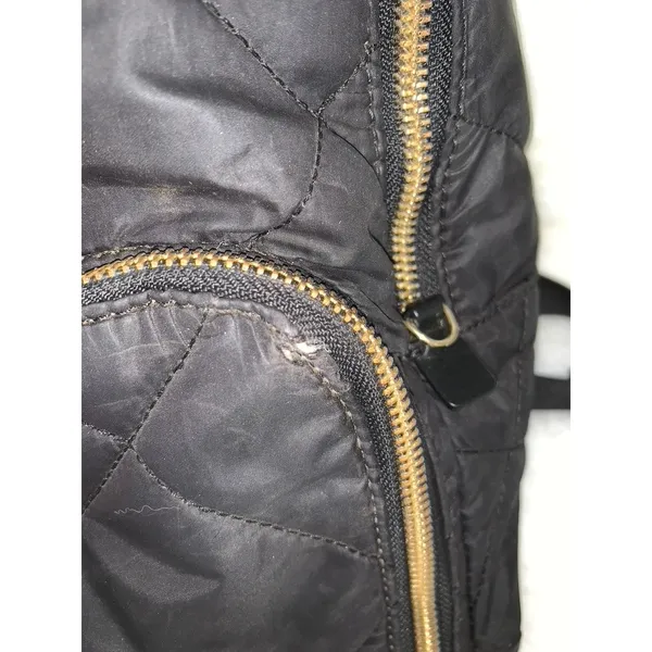 Kate Spade Quilted Nylon‎ Backpack Black Adjustable Straps Women's Bag - Image 3