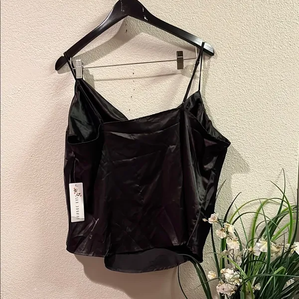Orange Kiss Black Camisole Top Size 2X - Image 2