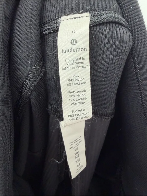 Lululemon Dance Studio Jogger 29 Black Women Size 6 Swift Pants W5BPJS - Image 9