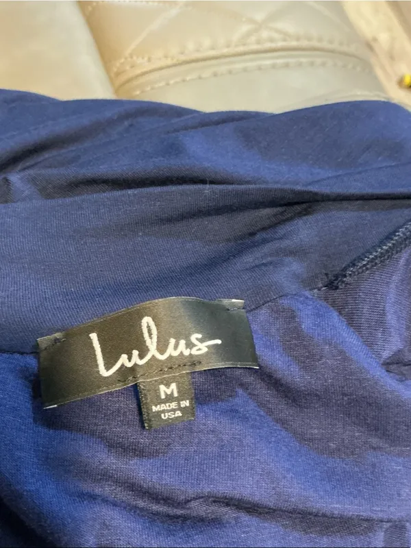 Lulu's Navy Long-Sleeve Mock Neck Bodycon Dress - Image 5
