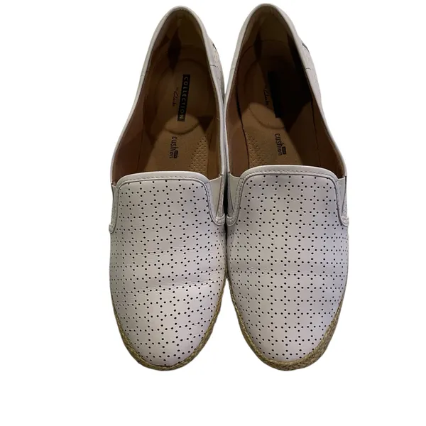 Clark’s Elaina Ruby Red White Espadrilles Women’s size 10 - Image 2