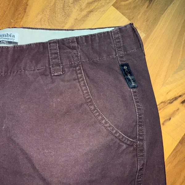 Columbia chocolate brown size 14 hiking, work pant‎ 100% cotton outdoor - Image 4