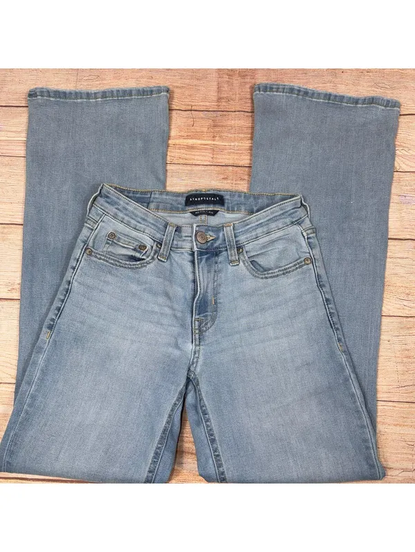 Aeropostale Mid Rise Flare Women's Jeans Size 2 - Image 4
