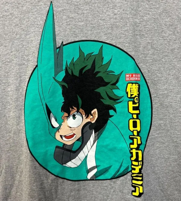 My Hero Academia Deku Izuku Midoriya Anime T-shirt Size 2XL - Image 2