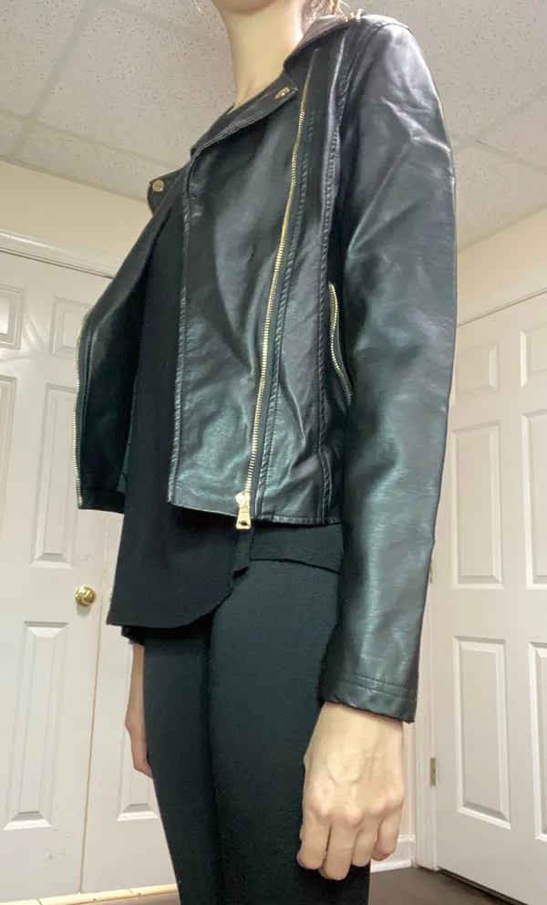 Missguided TALL faux Leather Jacket - Image 3