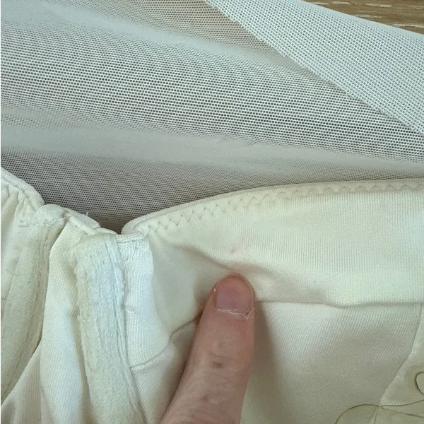 Oh Polly Corset Strapless Midi Dress First Class Size US 4 Ivory Cream - Image 5