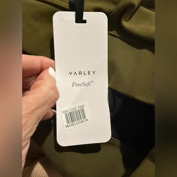 NWT Varley Free Soft Cori Bra Olive Green Sz Large $68‎ - Image 7
