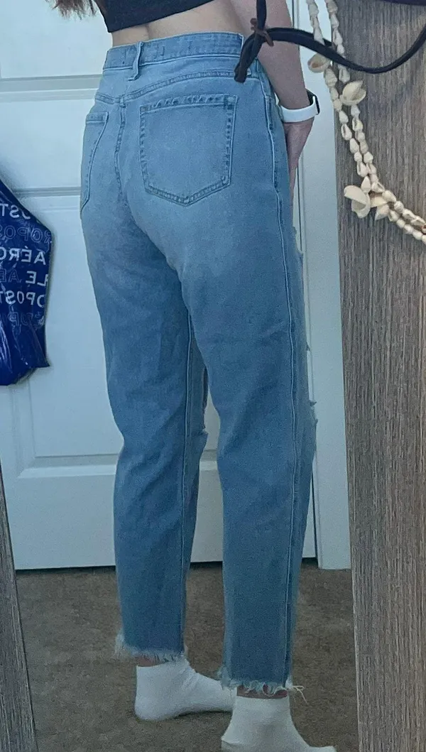 Ripped Mom Jeans - Image 2