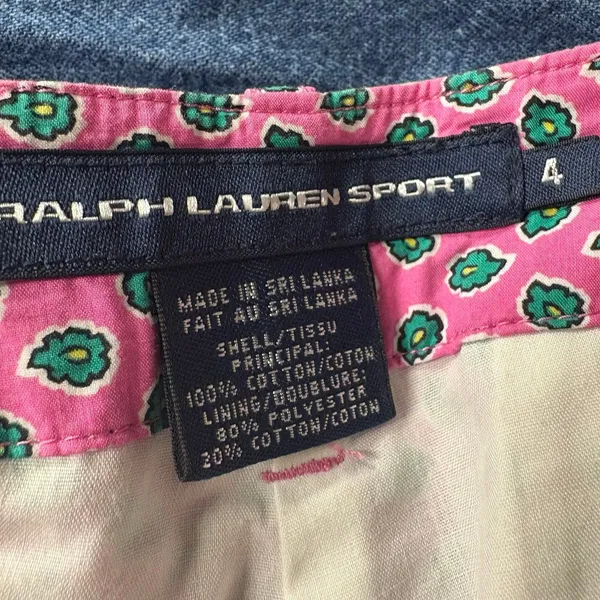 Ralph Lauren Sport Pink‎ Pattern Shorts Size 4 - Image 5