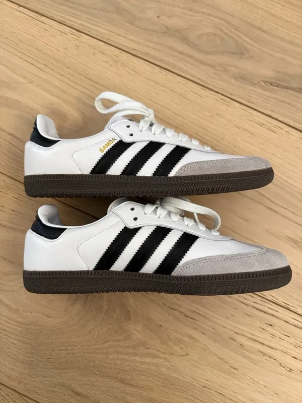 Adidas Samba OG white, black, clear granite - Image 3