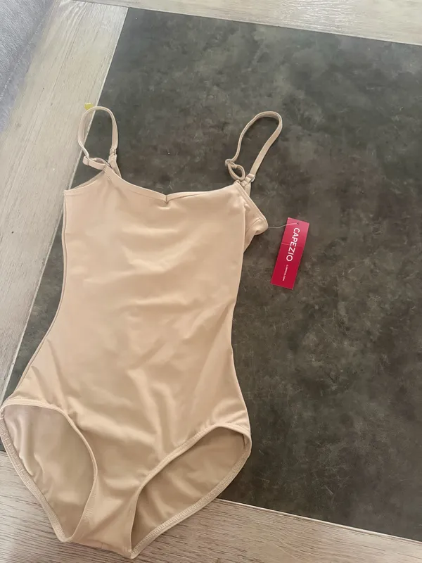 Capezio TEAM BASICS CAMISOLE LEOTARD W/ ADJUSTABLE STRAPS nud S - Image 4