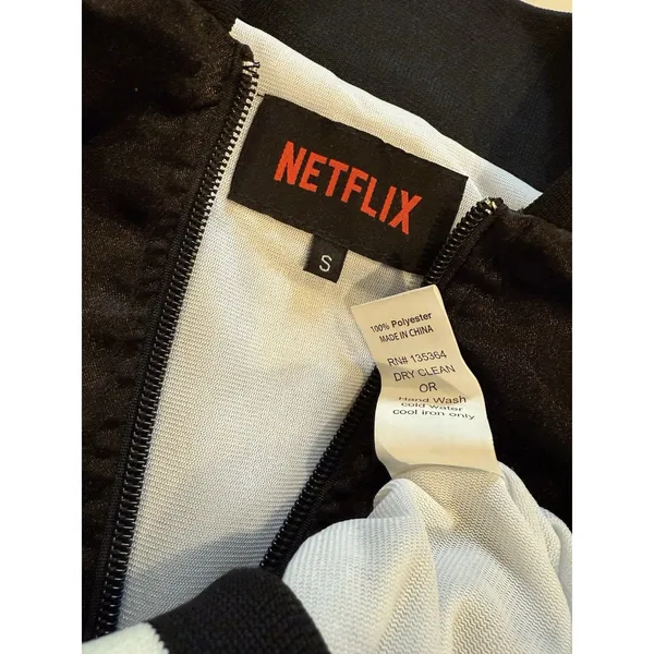 Netflix Satin Unisex Jacket Small The Get Down Show Crew Travel Retro Vacation - Image 3