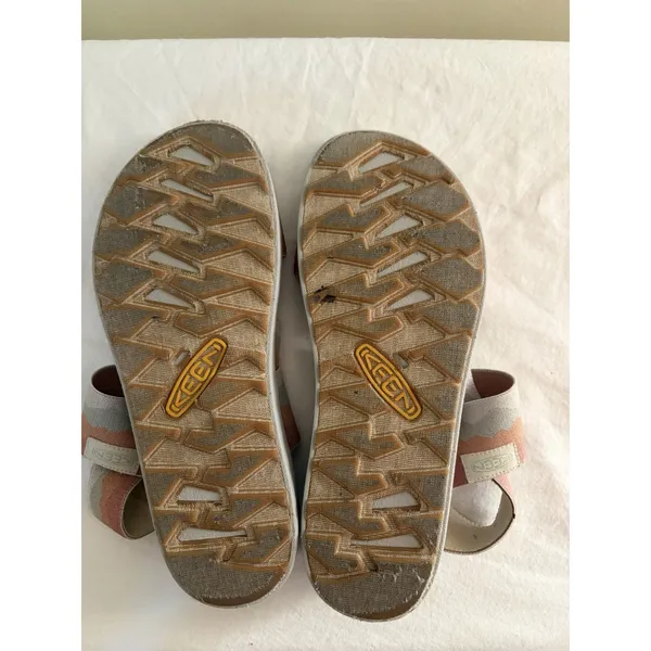 KEEN Elle Backstrap Sandals Womens 7.5 Brick Dust Vapor Comfort Walking - Image 6