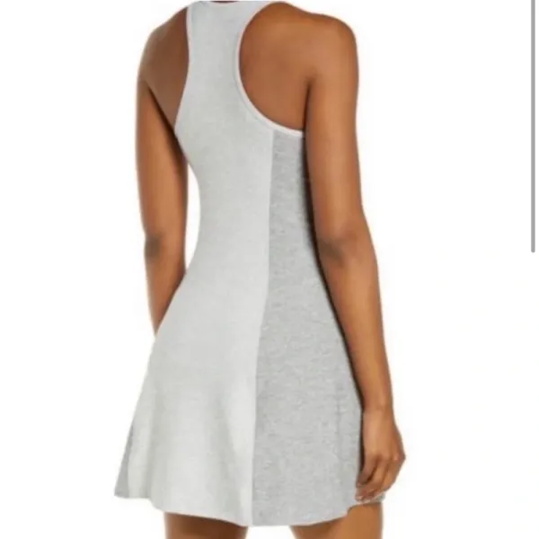Outdoor Voices Athena Athletic Dress‎ Dove / Ash Gray Grey Pickleball Mini Dress - Image 3