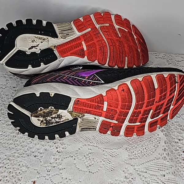 Brooks Adrenaline GTS 19 black purple running workout training athletic shoes 11 - Image 8
