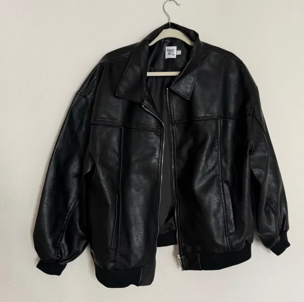 Princess Polly Goldsmith Faux Leather Jacket - Image 4