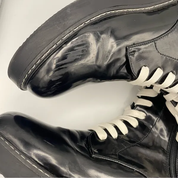 Rocket Dog lace-up combat moto boots Size 10 - Image 10