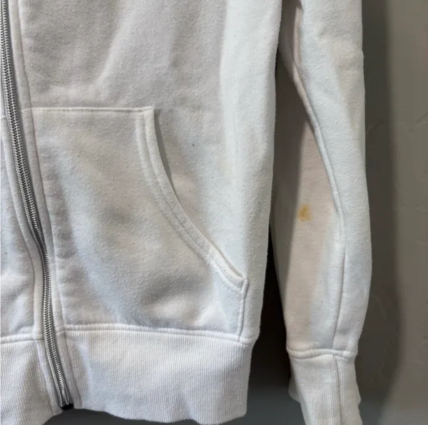 Disney Disneyland 2019 White Zip Up Hoodie - Image 4