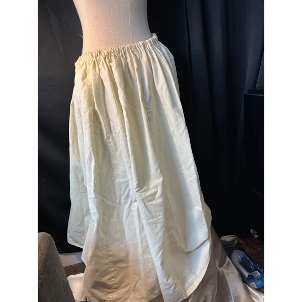 Vintage Handmade 50s Style Poodle Skirt Off White Record Music Note Costume - Image 4