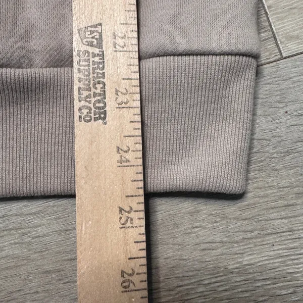 Hollister Womens XS Taupe Beige Oversized‎ Fleece Pullover Hoodie NWT - Image 6
