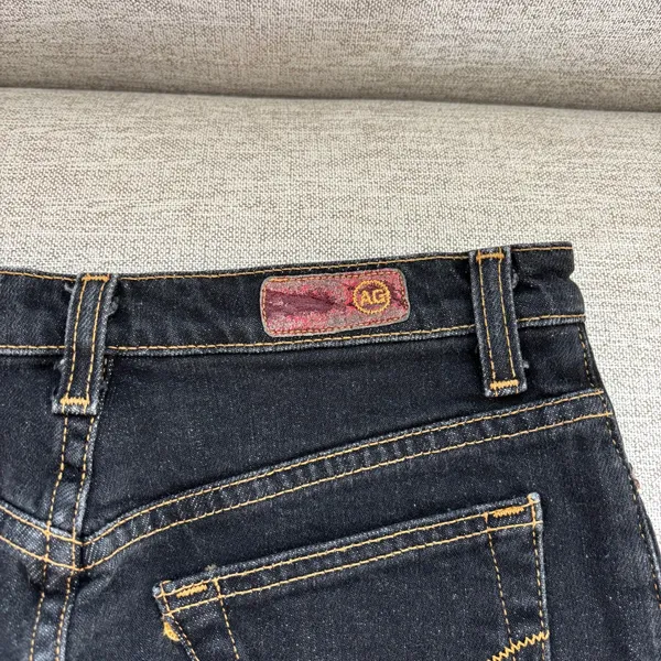 Vintage AG Adriano The Daisy Denim Mini Skirt 25 Dark Wash Y2K Indie Bimbocore‎ - Image 3