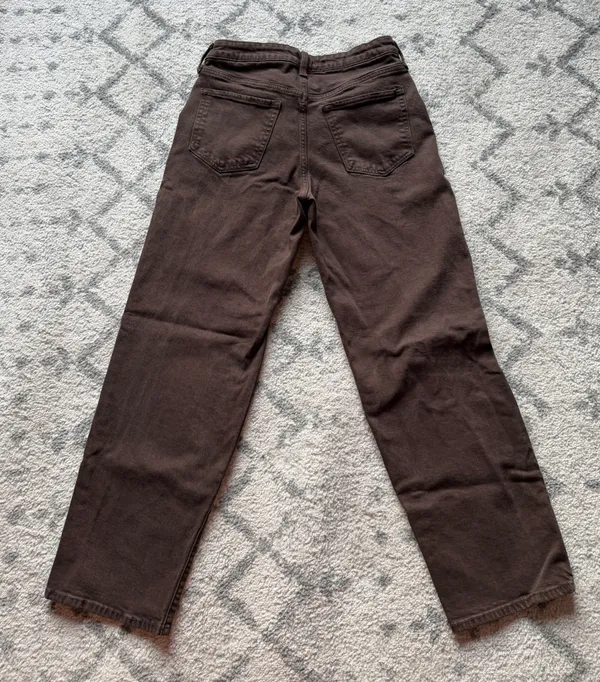 Old Navy Brown Straight Leg Pants - Image 3