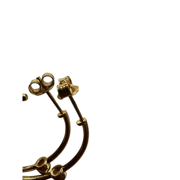 Marrin Costello Mystique Hoops Earrings Gold Plate Sterling Silver - Image 8